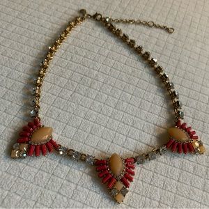 J.Crew rhinestone statement necklace
